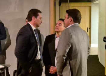 Em Goiânia, Marcos Pereira assegura Roberto Naves no comando do Republicanos em Goiás