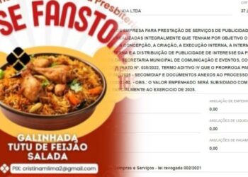 Enquanto escola faz Galinhada para consertar ar-condicionado, gestão municipal torra R$ 1 milhão da Educação em Publicidade