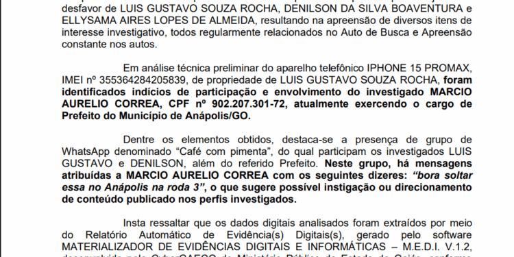 Ministério Público vê “indícios de participação e envolvimento” de Márcio Corrêa em escândalo de fake news