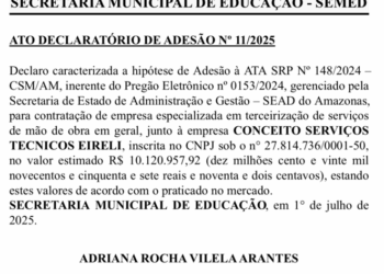 Prefeitura faz “adesão da adesão” de ata, vai pagar mais de R$ 10 milhões a empresa de Fortaleza, e acordo pode ferir determinação do TCU