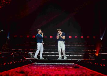 Luan Santana canta com Pablo Alborán em segunda noite de show na Meo Arena em Lisboa