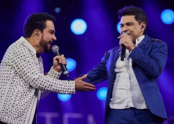 Zezé Di Camargo e Luciano transformam noite chuvosa em espetáculo em Barretos e participação em DVD de Ana Castela