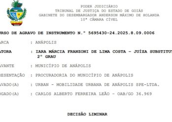 Tribunal de Justiça suspende liminar que reconhecia planilha financeira da Urban com custo de R$ 8,19