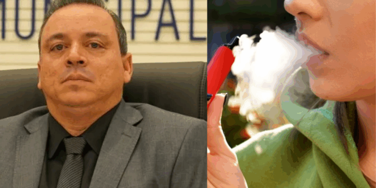 Vereador quer multar quem for pego fumando maconha e cigarro eletrônico na rua