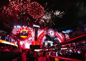 Vista privilegiada, open bar e gastronomia: como foi o Camarote Brahma em Barretos