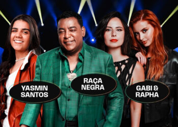 Em véspera de feriado, Raça Negra, Gabi & Rapha e Yasmin Santos comandam show gratuito em São Paulo