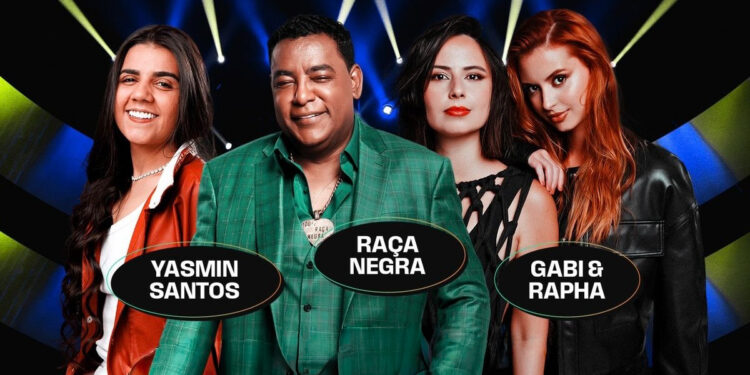 Em véspera de feriado, Raça Negra, Gabi & Rapha e Yasmin Santos comandam show gratuito em São Paulo