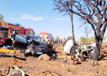Grave acidente deixa um morto e dois feridos em Pirenópolis