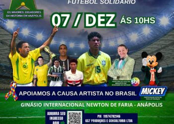 Jogo das Estrelas reúne campeões mundiais em Anápolis e reforça compromisso social e incentivo ao esporte na região