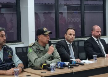 Forças de segurança prendem 32 pessoas após foguetório em Goiás