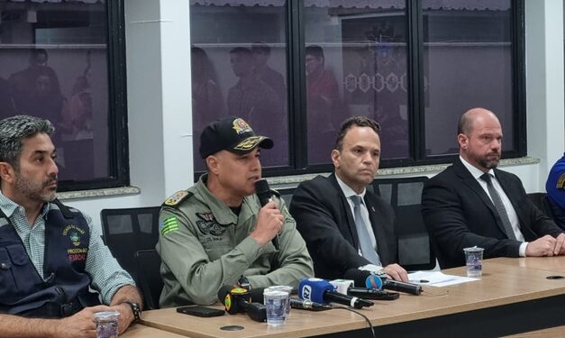 Forças de segurança prendem 32 pessoas após foguetório em Goiás