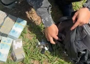 Homem é preso com R$ 850 mil dentro de mochila em Hidrolândia