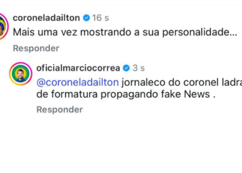 Por que Márcio Corrêa chamou Coronel Adailton de “ladrão de formatura”?
