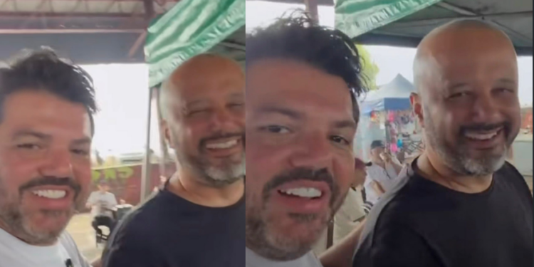 Após darem “o perdido” em evento do PL em Anápolis, Márcio Corrêa e Vitor Hugo vão à feira do IAPC