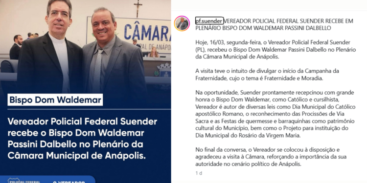 Nas redes sociais, Suender se apropria de evento promovido por colega petista como se fosse iniciativa dele