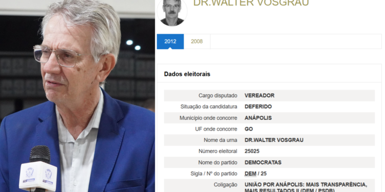 Desempenho de Walter Vosgrau em pesquisa pode igualar campanha 2012 em votos