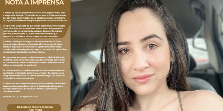 Defesa de advogada anapolina nega envolvimento em golpes financeiros e fala em “condenação antecipada”